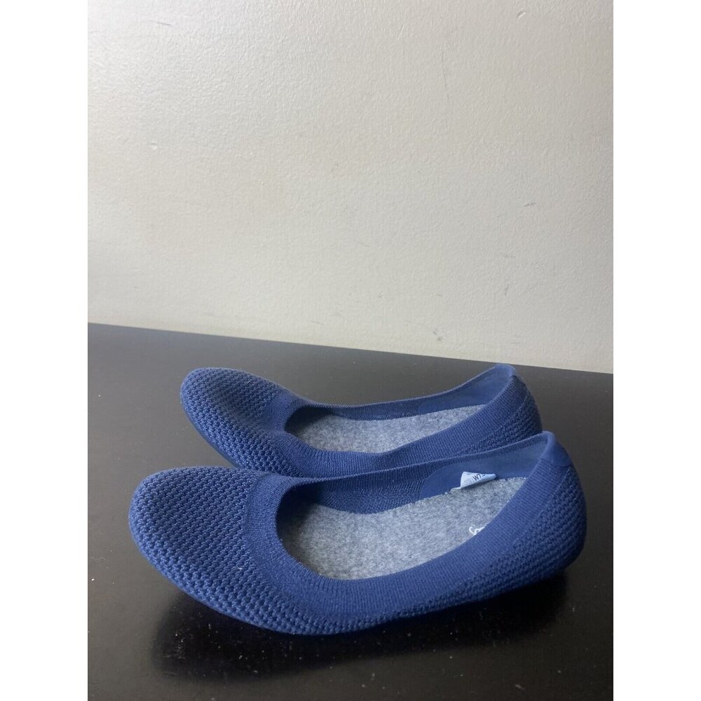 Allbirds Tree Breezers Womens Blue Flat Slip On Shoes Size 7.5